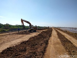 Tanggul Lumpur Lapindo Ditinggikan Antisipasi Banjir Saat Penghujan