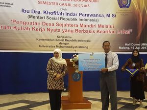 Kemensos Kucurkan Rp 450 Juta untuk Pengembangan Desa Mandiri