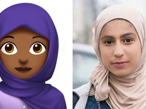 Sosok Wanita Cantik di Balik Emoji Hijab Apple