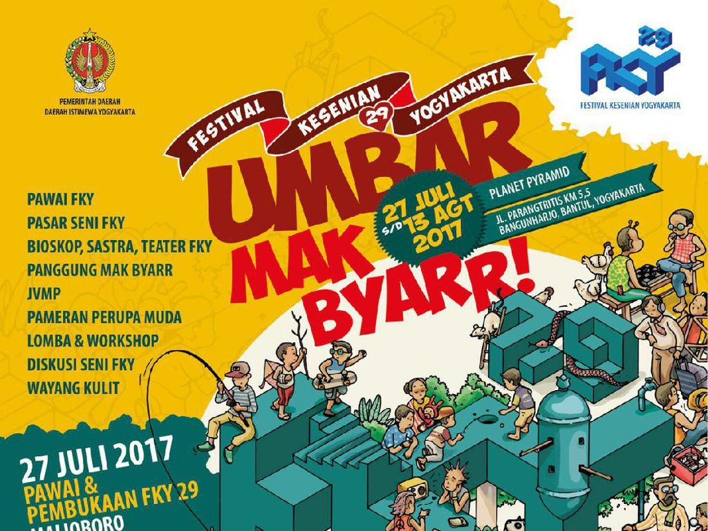 Festival Kesenian Yogyakarta ke-29 Kembali Hadir!