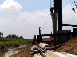 Atasi Banjir, Proyek Sungai Jragung di Demak Dikebut
