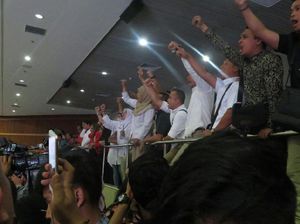 Gerindra cs Walk Out Paripurna RUU Pemilu, Fraksi Balkon Riuh
