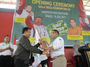 Ribuan Warga Musi Banyuasin Ramaikan Gerakan Gala Desa 2017
