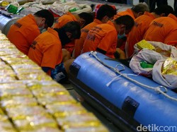 Polisi Gelar Rekonstruksi Penyelundupan 1 Ton Sabu di Anyer Besok