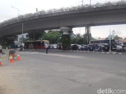 Pengalihan Arus Simpang Matraman Masih Dilakukan hingga Sore Ini