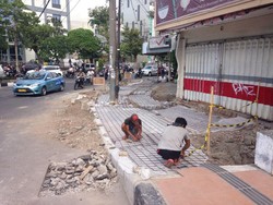 Semester I 2017, Kota Surabaya Bangun Pedestrian Sepanjang 5,2 Km