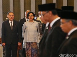 Sri Mulyani dan Agus Marto Beri Ceramah Ekonomi ke Ratusan Polisi