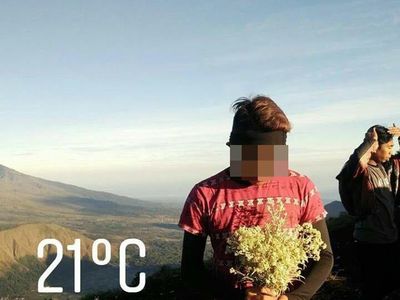 Foto: Jangan Ditiru! Kelakuan Pendaki Ndeso Petik Edelweiss Rinjani