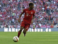 Kingsley Coman. Winger Bayern Munich berusia 21 tahun itu ditaksir bernilai 35 juta euro. Foto: Daniel Kopatsch/Getty Images For MAN