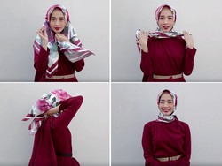 10 Kreasi Tutorial Hijab Segitiga untuk Sehari-hari