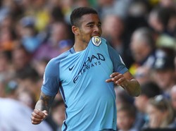 Gabriel Jesus. Penyerang berusia 20 tahun milik Manchester City itu ditaksir bernilai 42,6 juta euro. Foto: Getty Images/Ian Walton