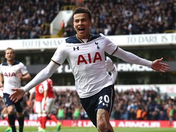 Dele Alli. Posisi pertama ditempati oleh Dele Alli (gelandang, 21 tahun, Tottenham Hotspur) dengan nilai mencapai 82,6 juta euro. Foto: Getty Images/Julian Finney