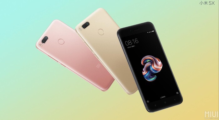 Xiaomi Mi 5X. Foto: Xiaomi Xiaomi Mi 5X. Foto: Xiaomi