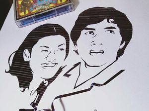 Bikin Lukisan dari Pita Kaset, Pria Ini Raup Omzet Rp 10 Juta/Bulan