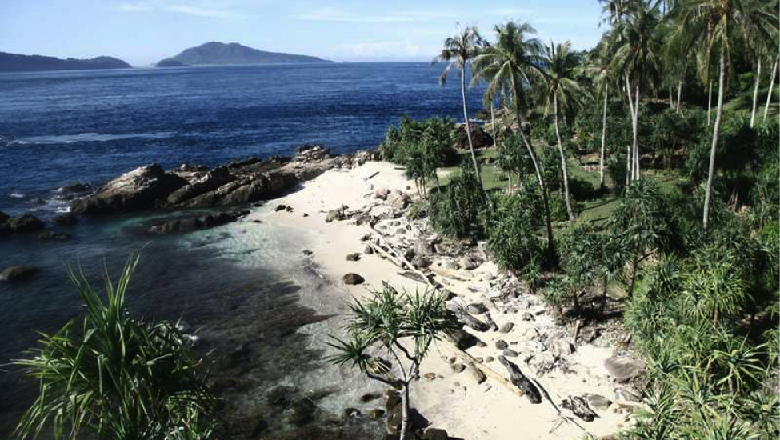 Pulau Nasi, salah satu gugusan pulau di Kecamatan Pulo Aceh (Foto: detikTravel) Pulau Nasi, salah satu gugusan pulau di Kecamatan Pulo Aceh (Foto: detikTravel)