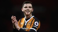 Liverpool memperkuat lini pertahanan dengan mendatangkan bek kiri Hull City, Andy Robertson, dengan banderol 8 juta pound sterling (Foto: Julian Finney/Getty Images)