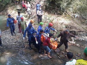 Dua Hari Hilang, Slamet Ditemukan Tewas di Sungai