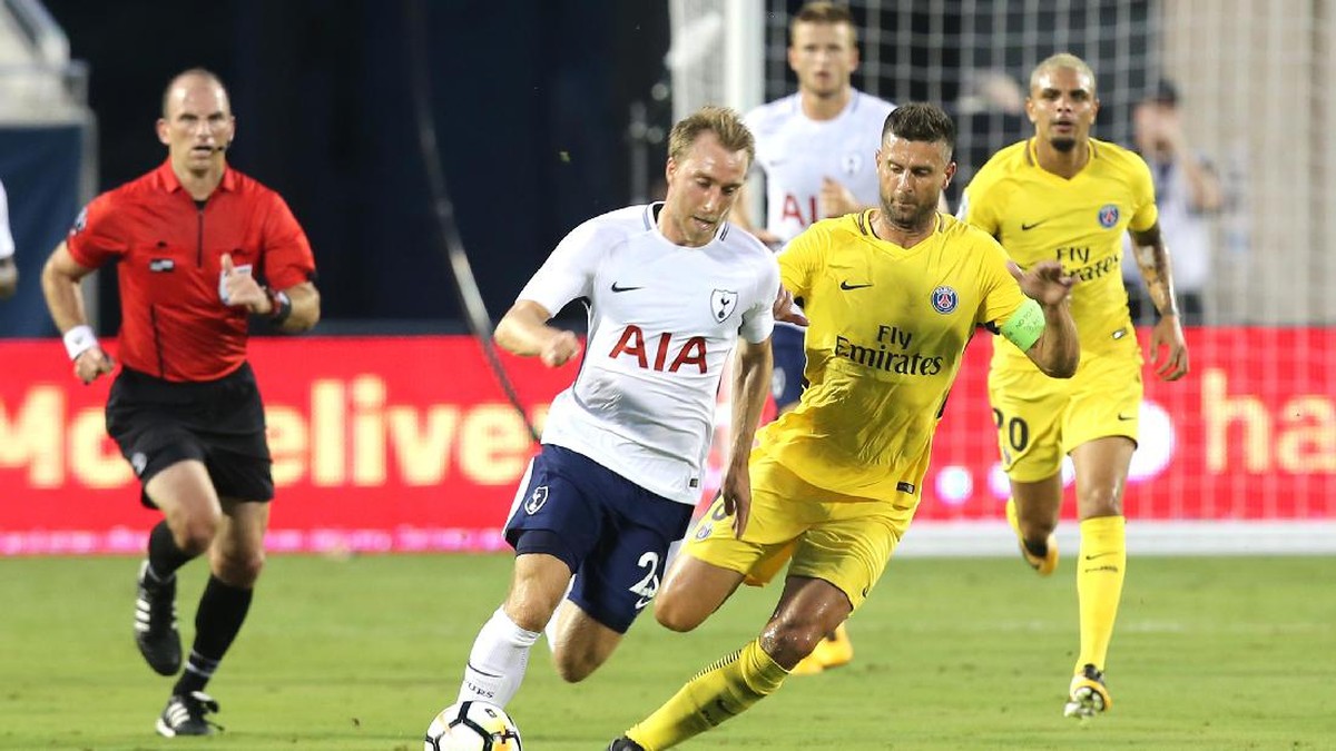Tottenham Hotspur menang 4-2 atas Paris Saint-Germain (Foto: Alex Menendez/Getty Images)