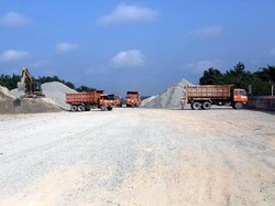 Baru Dikerjakan 6 Bulan, Tol Pekanbaru-Dumai Sudah 46%