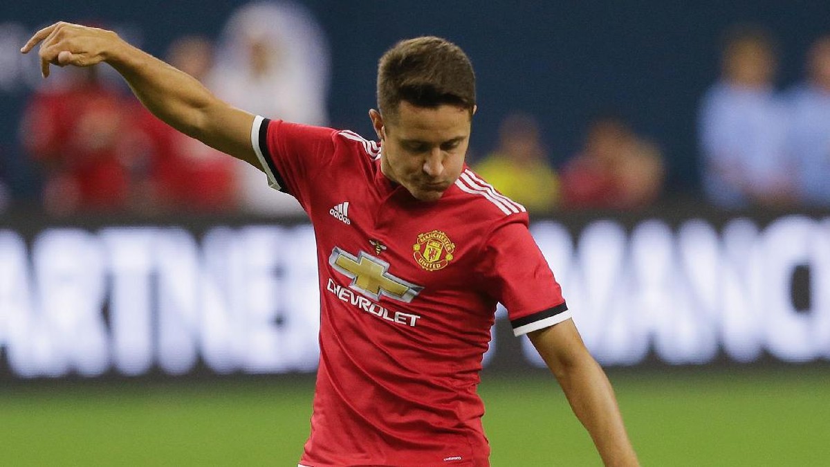 Ander Herrera hanya tampil lima menit saat menghadapi Real Madrid (Foto: Bob Levey/Getty Images)