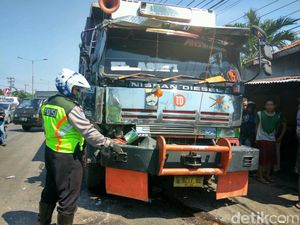 Sopir Dump Truk Tabrak 9 Motor Hingga Satu Tewas Jadi Tersangka