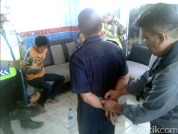 Nyamar Penumpang Angkot, 3 Penjambret Dibekuk Polantas Cianjur