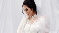 Cantiknya Jessica Iskandar dengan Gaun Pengantin, Siapa Mempelai Cowoknya?
