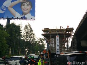 Penampakan Terkini Proyek Flyover Pancoran