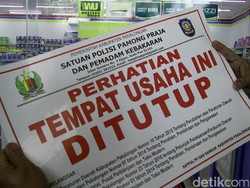 2 Toko Modern Di Pekalongan Ditutup Paksa