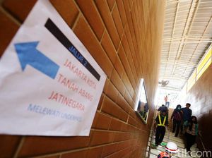 Underpass Stasiun Tebet Dioperasikan