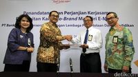 Bank Mandiri dan LPDP Kerja Sama Penerbitan Uang Elektronik