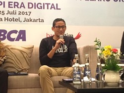 Berkaos Oblong, Sandiaga Bicara Soal Wirausaha Anak Muda Jakarta