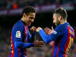 Jordi Alba Tanggapi Rumor Kepindahan Neymar ke PSG