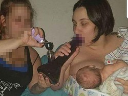 Menyusui Bayi Sambil Isap Ganja, Perempuan Ini Menuai Kontroversi