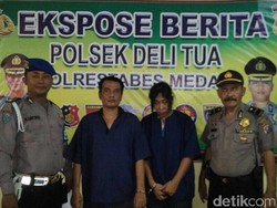 Lagi Asyik Nyabu di Kos, Sepasang Kekasih Dicokok di Medan