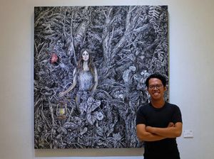 Berbincang dengan Pelukis Jogja Galih Reza Suseno, Kini Geluti Ekofilosofi