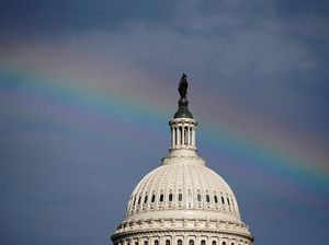 Cantiknya, Pelangi Hiasi Langit Amerika