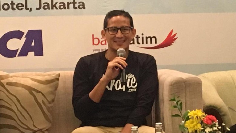 Sandiaga Uno Usul Rekrutmen Pak Ogah Lewat Oke Oce