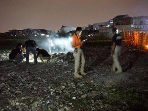 Mayat Pria Ditemukan Terbakar di Cengkareng