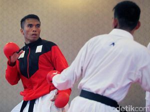 Meski Serba Sulit, Atlet Karate Terus Asah Kemampuan