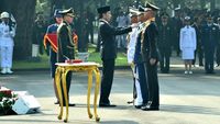 728 Capaja Akademi TNI dan Polri Dilantik Presiden Jokowi