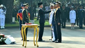 728 Capaja Akademi TNI dan Polri Dilantik Presiden Jokowi