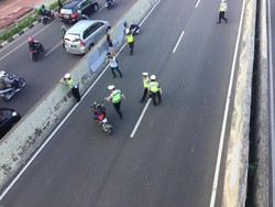 Operasi Keselamatan, Pemotor Penerobos JLNT Casablanca akan Ditegur