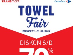 Towel Fair Transmart dan Carrefour Tawarkan Beragam Diskon Handuk