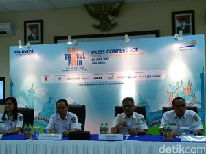 Serbu! Tiket Kereta Eksekutif Diskon 72% di KAI Travel Fair