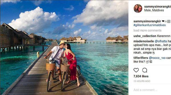 Dunia Serasa Milik Berdua! Intip Bulan Madu Sammy-Viviane