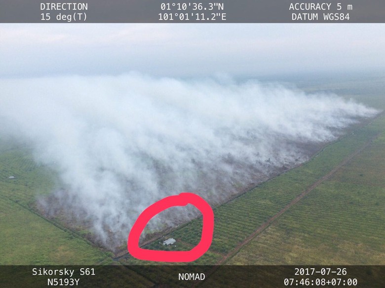 Kebakaran Lahan di Riau Disengaja dan Terstruktur, Ini Buktinya