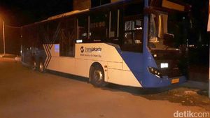 Foto: Penampakan Sopir yang Larikan TransJakarta ke Pekalongan