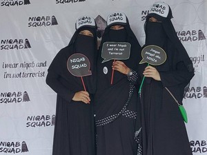 Niqab Squad, Ketika Ratusan Wanita Bercadar Bertemu untuk Silaturahmi