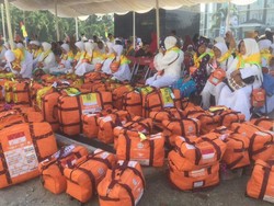 393 Calon Haji Asal Medan Tiba di Embarkasi